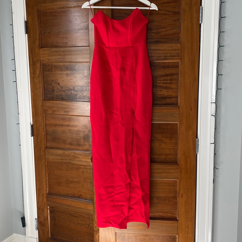 Superdown Ryleigh strapless dress